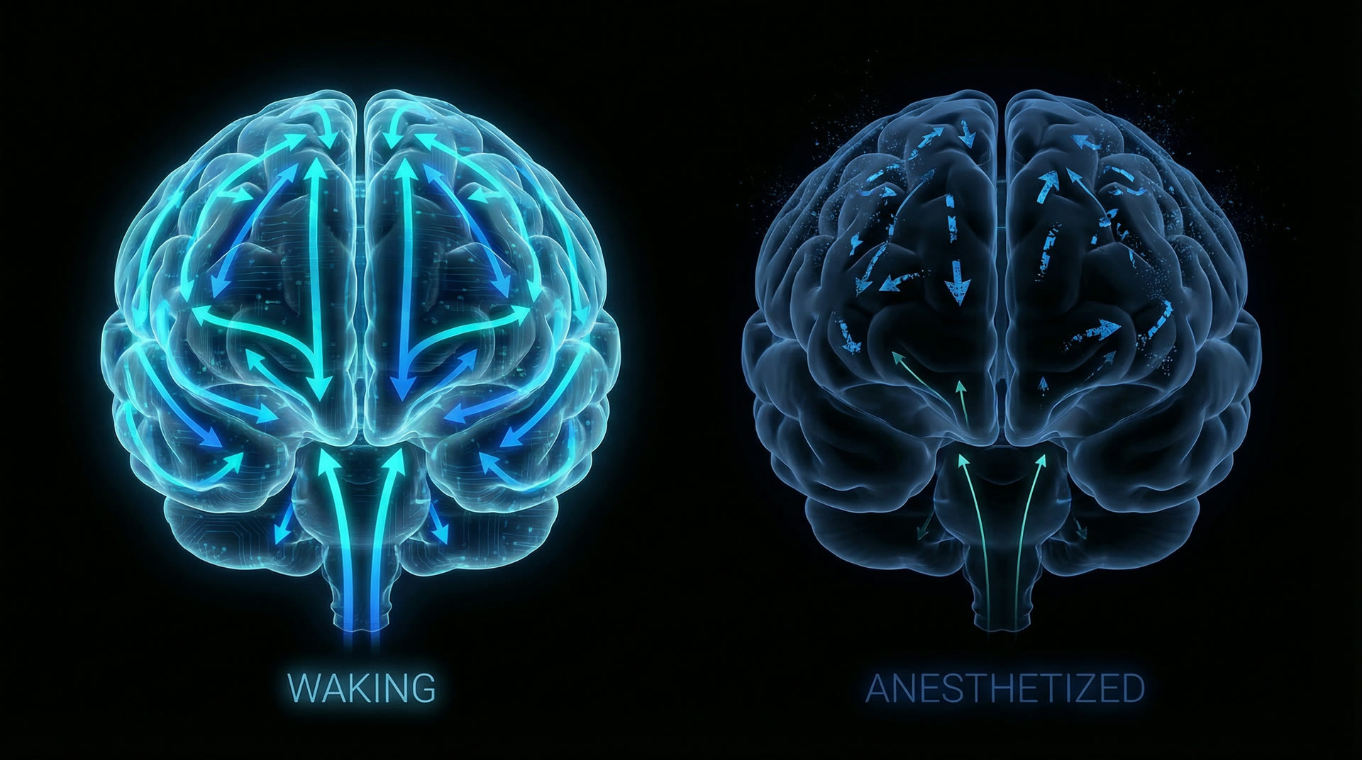 Not silence, but disconnection — feedforward preserved, feedback lost