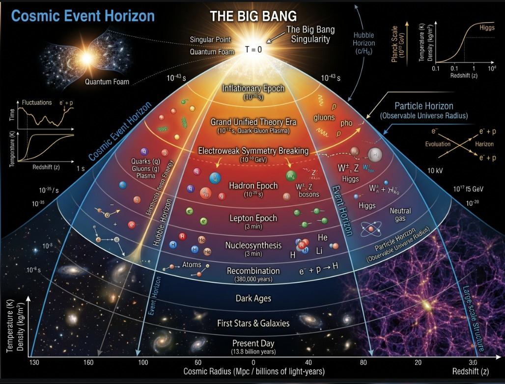 Big Bang point horizon and cosmological expansion