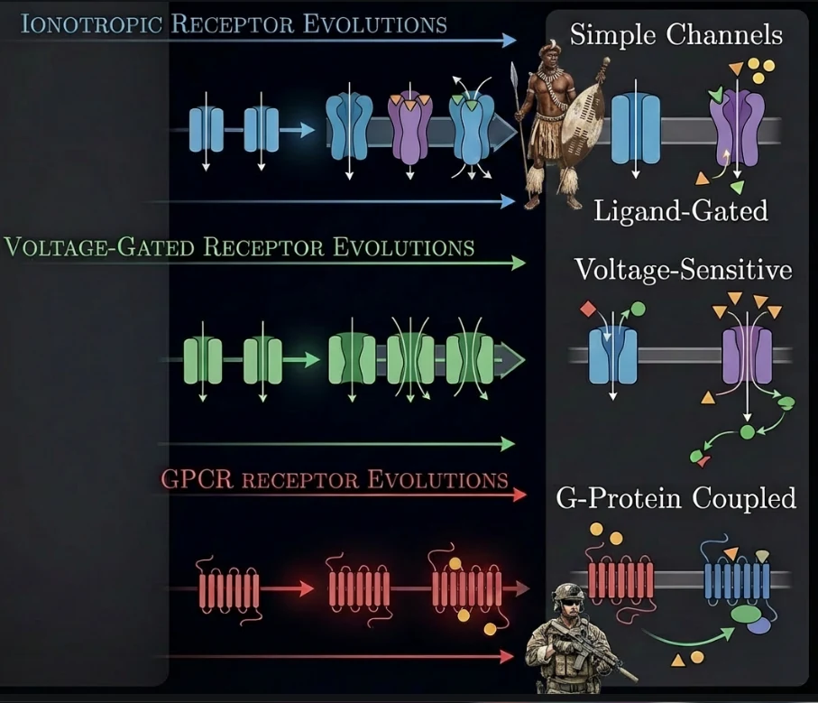 Receptor evolution overview